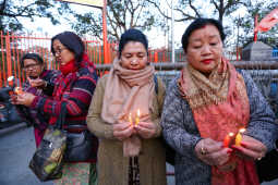 Maiti Nepal Lights Red Ribbon Candle Vigil on Eve of World AIDS Day