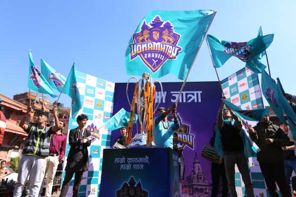 NPL Trophy Jatra Reaches Patan Durbar Square Ahead of Second Edition