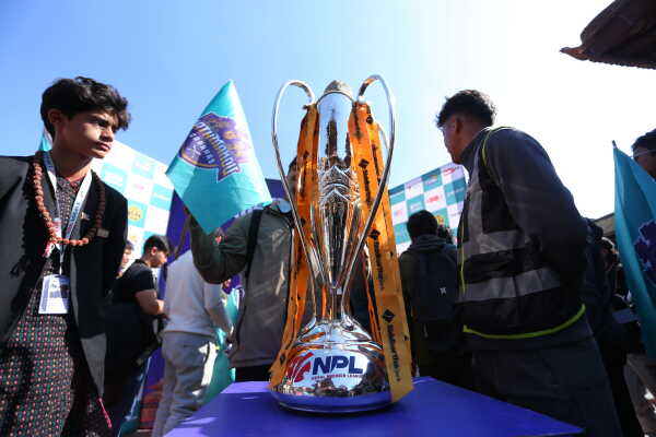 NPL Trophy Jatra Reaches Patan Durbar Square Ahead of Second Edition