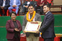 NSC Bids Farewell to Member-Secretary Tankalal Ghising; ‘Mission–2026’ Distributes Kits to Athletes