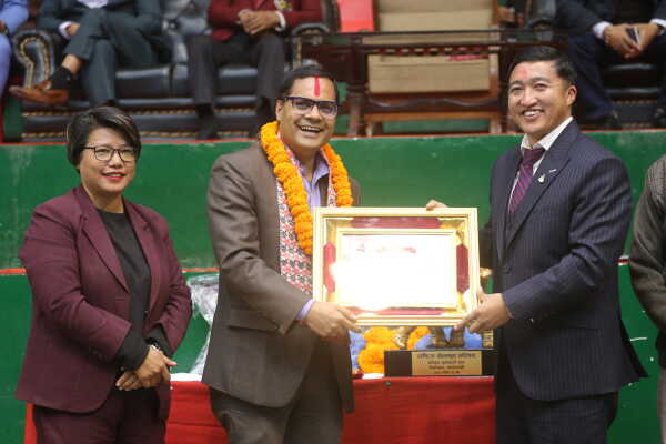 NSC Bids Farewell to Member-Secretary Tankalal Ghising; ‘Mission–2026’ Distributes Kits to Athletes