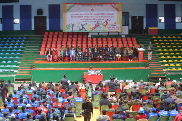 NSC Bids Farewell to Member-Secretary Tankalal Ghising; ‘Mission–2026’ Distributes Kits to Athletes