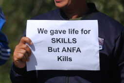 National Football Players Protest Against ANFA’s Decision