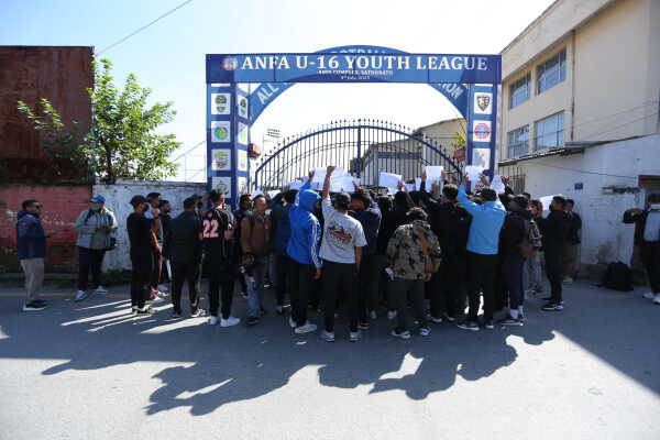 National Football Players Protest Against ANFA’s Decision