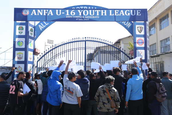 National Football Players Protest Against ANFA’s Decision