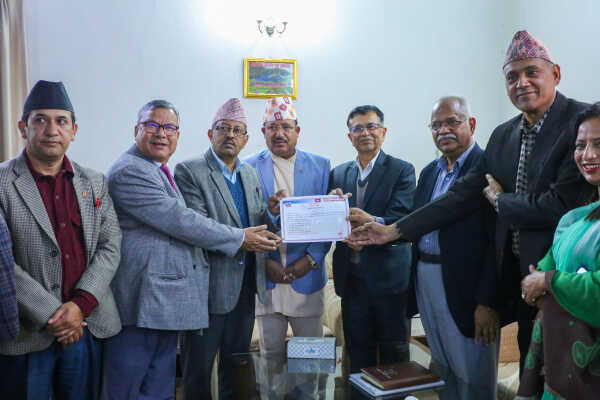 Nepali Communist Party Officially Registered, Receives Certificate from Election Commission (4)