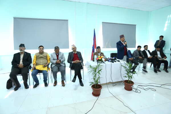 Communist Party of Nepal (UML) Parliamentary Party Holds Meeting at Central Office, Lalitpur
