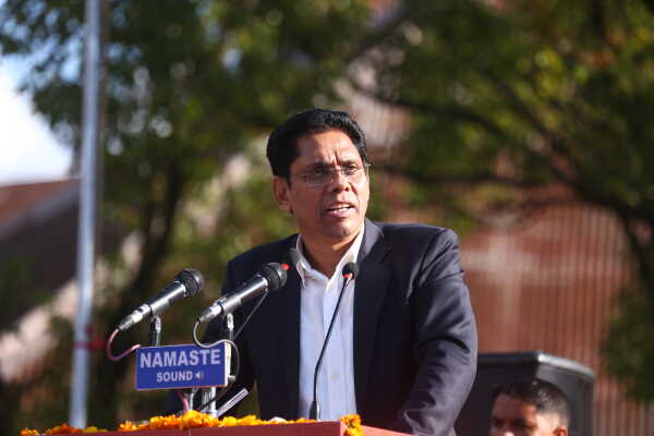 Netra Bikram Chand-led CPN Holds Demonstration in Kathmandu Demanding All-Party Interim Government