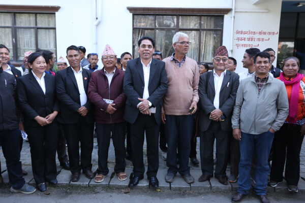 Netra Bikram Chand-led CPN Registers at Election Commission Ahead of Upcoming Polls