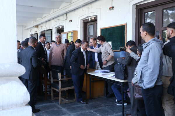 Netra Bikram Chand-led CPN Registers at Election Commission Ahead of Upcoming Polls