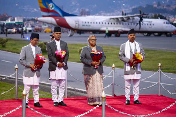 President Ram Chandra Paudel Returns from Qatar After Attending World Summit