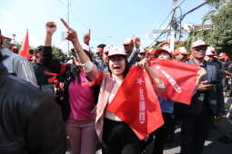 UML Holds National Volunteer Force Command Announcement with Rally