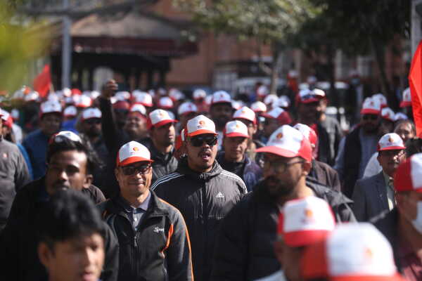 UML Holds National Volunteer Force Command Announcement with Rally