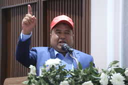 UML Holds National Volunteer Force Command Announcement with Rally