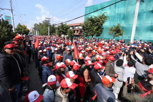 UML Holds National Volunteer Force Command Announcement with Rally