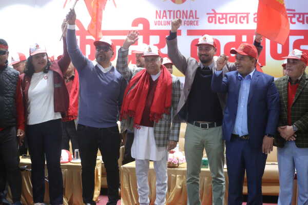 UML Holds National Volunteer Force Command Announcement with Rally