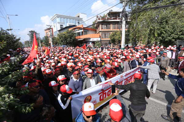 UML Holds National Volunteer Force Command Announcement with Rally
