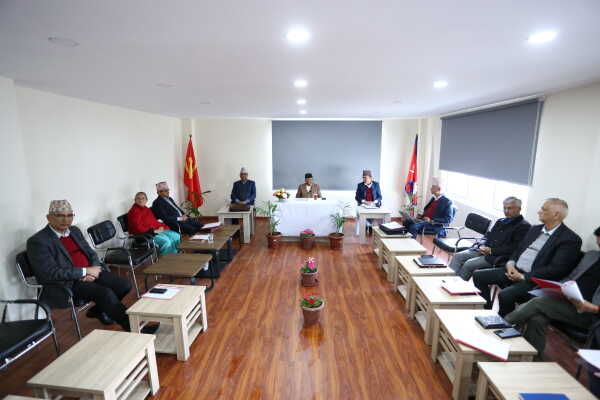UML Secretariat Holds First Meeting at Chyasal Central Office Since Gen-Z Protest