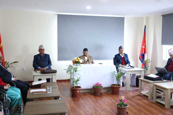 UML Secretariat Holds First Meeting at Chyasal Central Office Since Gen-Z Protest (5)