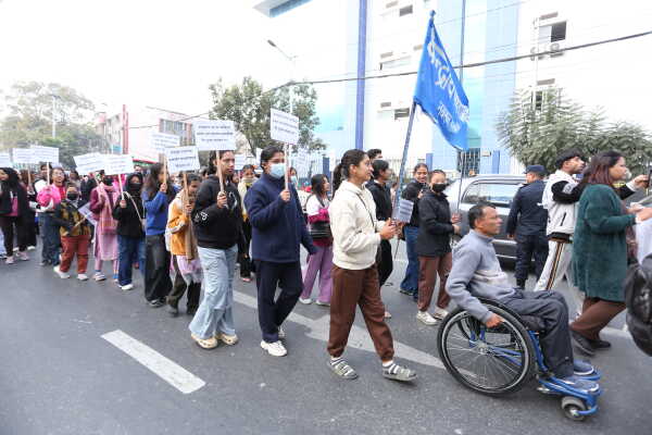 34th International Day of Persons with Disabilities Marked with Morning Rally in Kathmandu