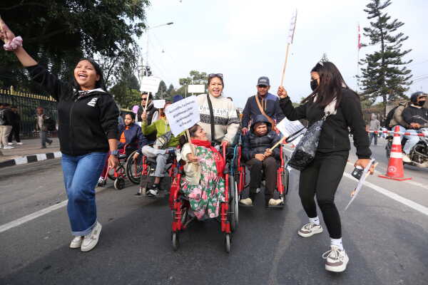34th International Day of Persons with Disabilities Marked with Morning Rally in Kathmandu