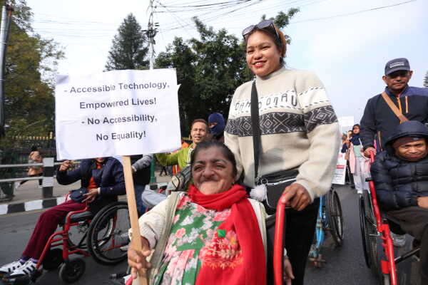 34th International Day of Persons with Disabilities Marked with Morning Rally in Kathmandu