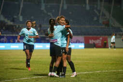 APF Club Dominates Nasrin Sports Academy 4–0 in SAFF Women’s Club Championship