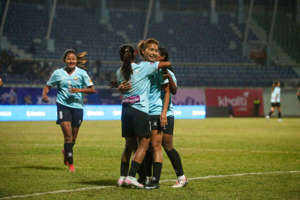 APF Club Dominates Nasrin Sports Academy 4–0 in SAFF Women’s Club Championship