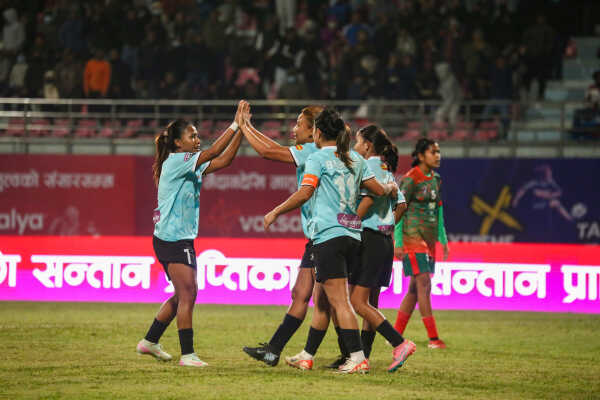 APF Club Dominates Nasrin Sports Academy 4–0 in SAFF Women’s Club Championship