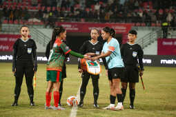 APF Club Dominates Nasrin Sports Academy 4–0 in SAFF Women’s Club Championship