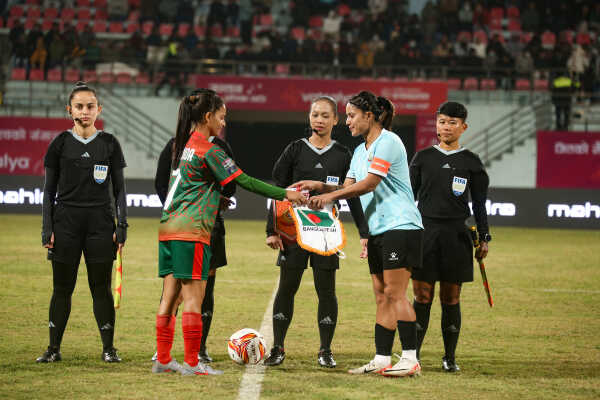 APF Club Dominates Nasrin Sports Academy 4–0 in SAFF Women’s Club Championship