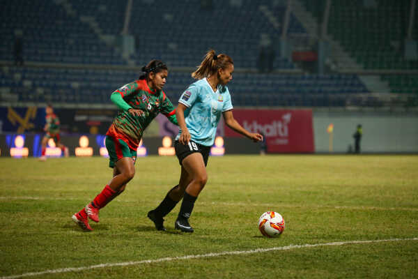 APF Club Dominates Nasrin Sports Academy 4–0 in SAFF Women’s Club Championship