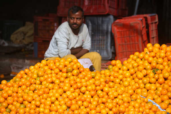 Growing Demand for Oranges Seen at Kalimati Fruits and Vegetable Market in Kathmandu