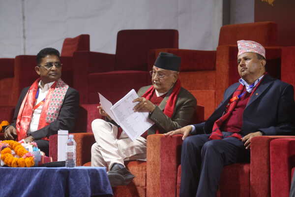 KP Sharma Oli Re-elected as CPN-UML Chair for Third Consecutive Term
