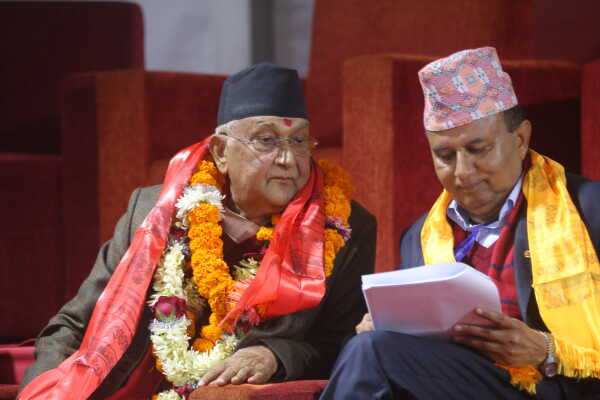 KP Sharma Oli Re-elected as CPN-UML Chair for Third Consecutive Term