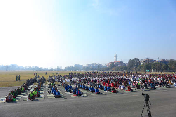 Nepal Observes World Meditation Day with Mass Program at Tundikhel