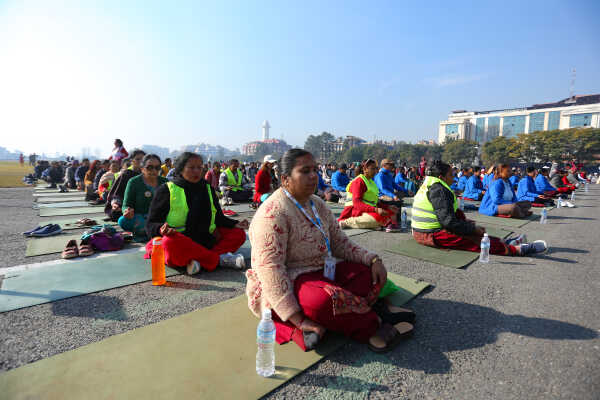 Nepal Observes World Meditation Day with Mass Program at Tundikhel