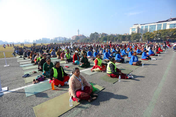 Nepal Observes World Meditation Day with Mass Program at Tundikhel