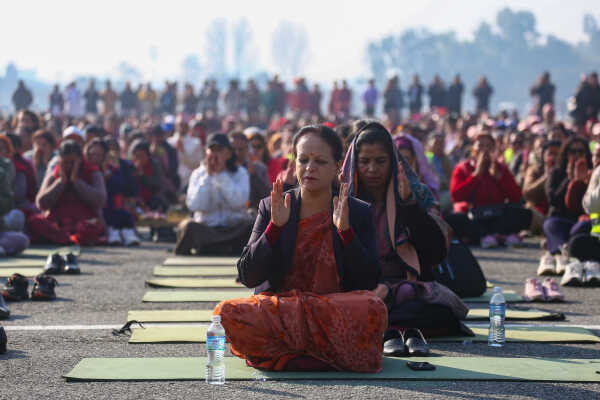 Nepal Observes World Meditation Day with Mass Program at Tundikhel