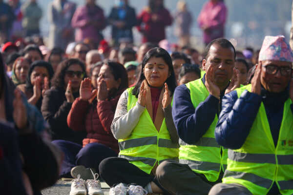 Nepal Observes World Meditation Day with Mass Program at Tundikhel