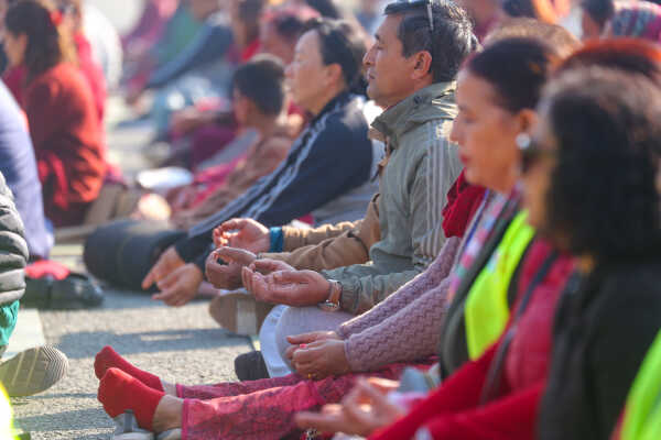 Nepal Observes World Meditation Day with Mass Program at Tundikhel
