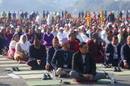 Nepal Observes World Meditation Day with Mass Program at Tundikhel