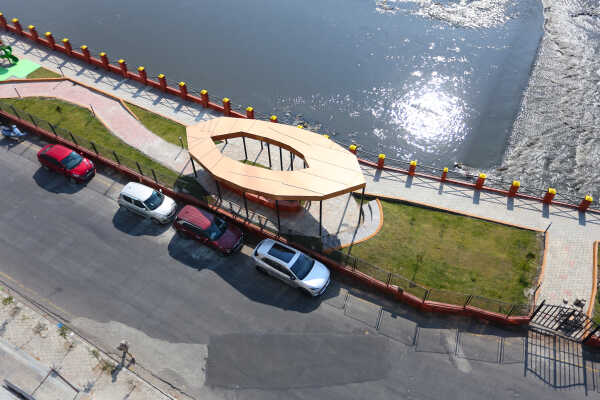 New Park Under Construction Along Bagmati River in Kathmandu