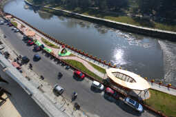 New Park Under Construction Along Bagmati River in Kathmandu
