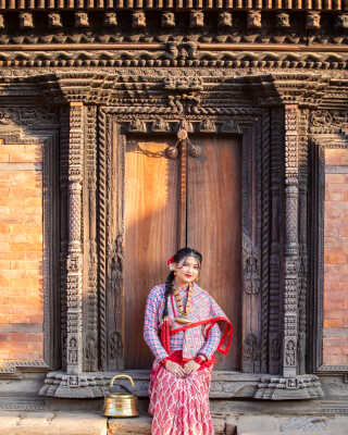 Newari Dress Chhina Parsi Portraits