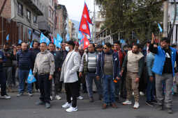 RSP Chair Ravi Lamichhane Welcomed at Party Office After Release on Bail