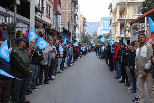 RSP Chair Ravi Lamichhane Welcomed at Party Office After Release on Bail