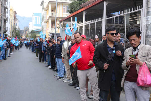 RSP Chair Ravi Lamichhane Welcomed at Party Office After Release on Bail