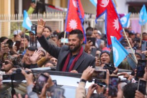 RSP Chair Ravi Lamichhane Welcomed at Party Office After Release on Bail
