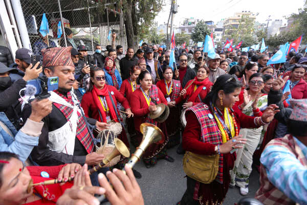 RSP Chair Ravi Lamichhane Welcomed at Party Office After Release on Bail